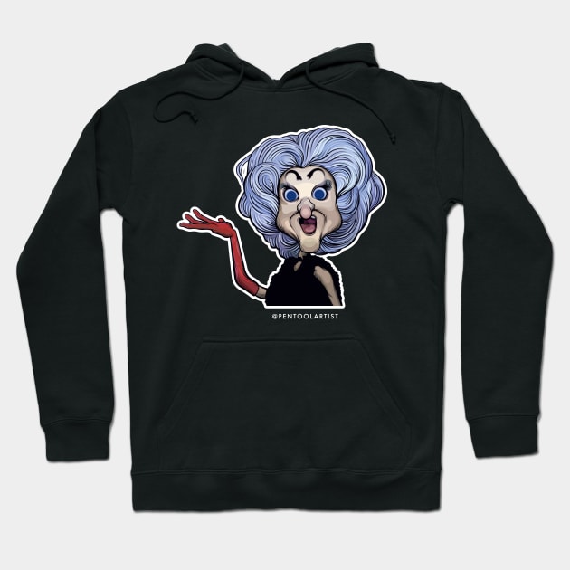 Mad Monster Lady Hoodie by pentoolarts